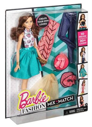 Barbie Moda Seti Farklı Kombinler Teresa Brunette