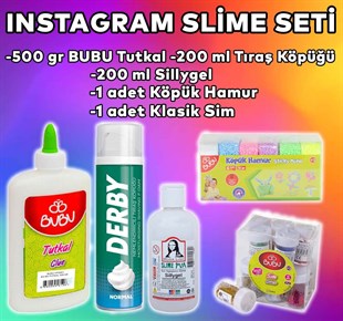 Dobişko Instagram Slime Seti (Tek Renk)