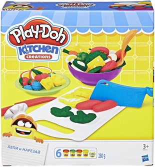 Play Doh Mutfak Serisi Kesme Tahtası ve Kalıplar Oyun Hamuru Seti